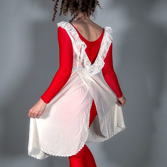 Sweet Vintage Nylon Nightdress Wrap Style - Picture 7 of 7